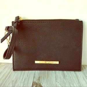 Steve Madden Clutch Wristlet Black Textured